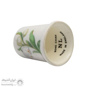 انگشتانه چینی قدیمی طرح گل - کد 005844