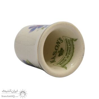 انگشتانه چینی قدیمی طرح گل - کد 005845