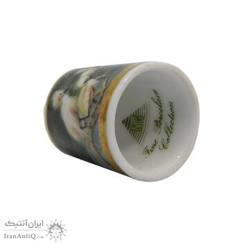 انگشتانه چینی قدیمی طرح پرنده - کد 005847