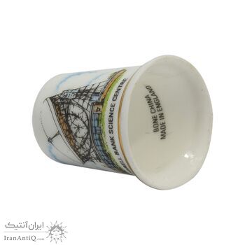 انگشتانه چینی قدیمی طرح رصدخانه جودرل بانک - کد 005849