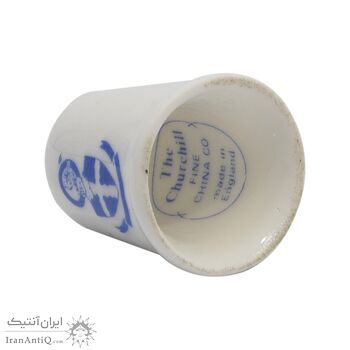 انگشتانه چینی قدیمی طرح آرم قوم اسکاتلندی - کد 005850