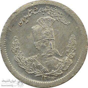 سکه 500 دینار 1323 تصویری - MS66 - مظفرالدین شاه