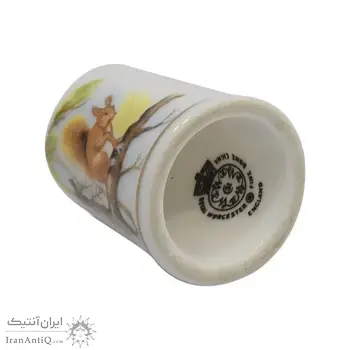 انگشتانه چینی قدیمی طرح سنجاب - کد 005787