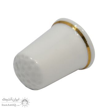 انگشتانه چینی قدیمی طرح گربه - کد 005814