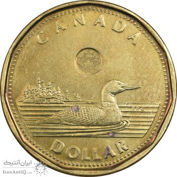 سکه 1 دلار 2013 الیزابت دوم - MS61 - کانادا