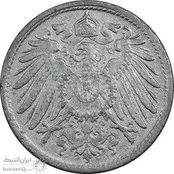 سکه 10 فینیگ 1917 ویلهلم دوم - EF45 - آلمان