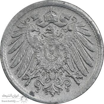 سکه 10 فینیگ 1918 ویلهلم دوم - EF45 - آلمان