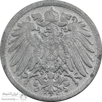 سکه 10 فینیگ 1917 ویلهلم دوم - EF40 - آلمان
