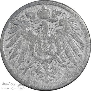 سکه 10 فینیگ 1918 ویلهلم دوم - VF35 - آلمان