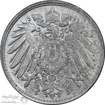 سکه 10 فینیگ 1921 ویلهلم دوم - VF35 - آلمان