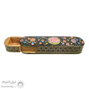 جاقلمی خاتم کاری طرح گل - 051337 جاقلمی خاتم کاری طرح گل - 051337