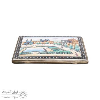 جاسیگاری میناکاری شده - طرح نقش جهان