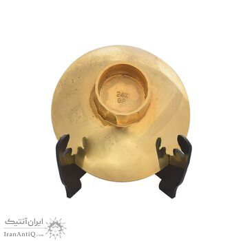 کاسه دکوری برنز با روکش آب طلا 24 عیار (با جعبه) - ساخت ژاپن - 051328