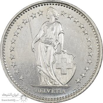 سکه 1 فرانک 1995 جمهوری کنونی - MS62 - سوئیس