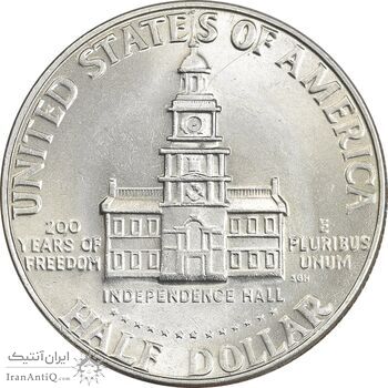 سکه نیم دلار 1976 جشن دویست سالگی کندی - MS61 - آمریکا سکه نیم دلار 1976 جشن دویست سالگی کندی - MS61 - آمریکا