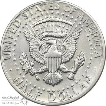 سکه نیم دلار 1971D کندی - AU58 - آمریکا