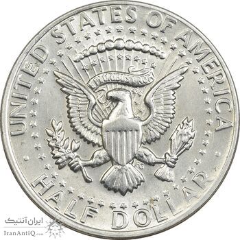 سکه نیم دلار 1972D کندی - AU58 - آمریکا