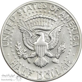سکه نیم دلار 1971D کندی - AU55 - آمریکا