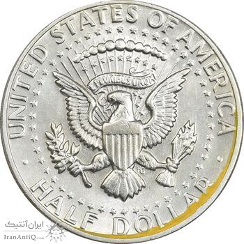 سکه نیم دلار 1971 کندی - AU55 - آمریکا