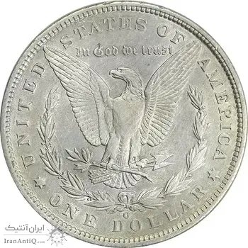 سکه یک دلار 1889 - O - مورگان - MS61 - آمریکا