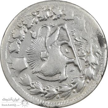 سکه 2000 دینار 1314 خطی (دو تاج) - VF - مظفرالدین شاه