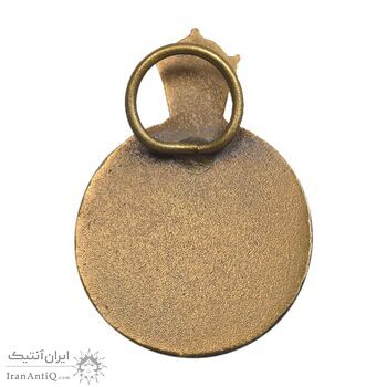 مدال برنز آویزی پنجاهمین سال پادشاهی پهلوی 2535 (شب) - UNC - محمد رضا شاه