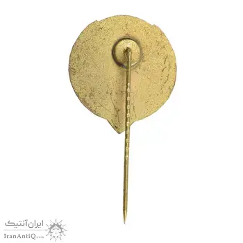 نشان سوزنی بنیاد نیکوکاری (متفاوت) طلایی - AU - محمد رضا شاه