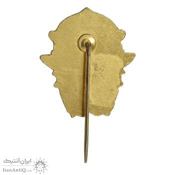 نشان سوزنی پرسپولیس - طلایی - AU - محمد رضا شاه