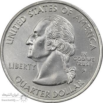 سکه کوارتر دلار 2008P ایالتی (نیومکزیکو) - AU - آمریکا