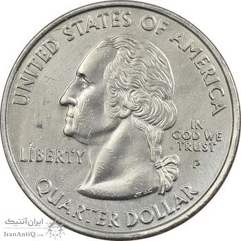 سکه کوارتر دلار 2008P ایالتی (اوکلاهما) - AU - آمریکا