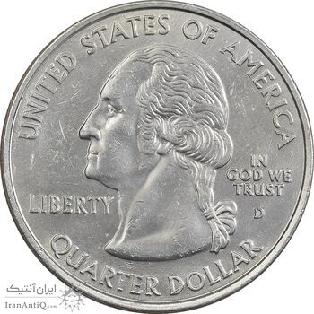 سکه کوارتر دلار 2005D ایالتی (ویرجینیای غربی) - AU - آمریکا