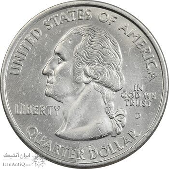 سکه کوارتر دلار 2002D ایالتی (تنسی) - AU - آمریکا