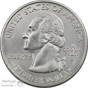 سکه کوارتر دلار 2002P ایالتی (اوهایو) - AU - آمریکا