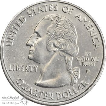 سکه کوارتر دلار 2007P ایالتی (واشنگتن) - AU - آمریکا