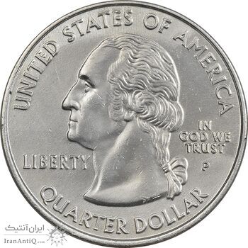 سکه کوارتر دلار 2003P ایالتی (ایلینوی) - AU - آمریکا