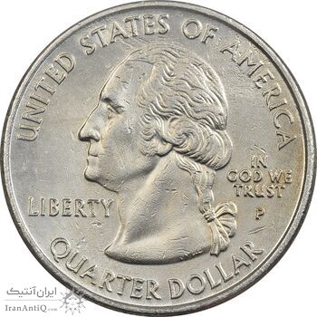 سکه کوارتر دلار 2003P ایالتی (ایلینوی) - AU - آمریکا