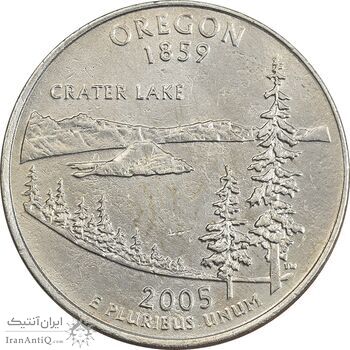 سکه کوارتر دلار 2005D ایالتی (اورگن) - AU - آمریکا