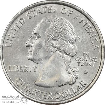 سکه کوارتر دلار 2007D ایالتی (یوتا) - AU - آمریکا