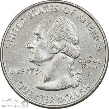 سکه کوارتر دلار 2000P ایالتی (نیوهمشایر) - AU - آمریکا