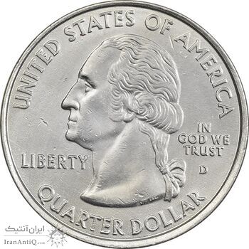 سکه کوارتر دلار 2007D ایالتی (وایومینگ) - AU - آمریکا