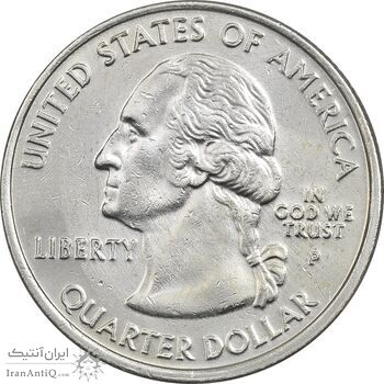 سکه کوارتر دلار 2007P ایالتی (وایومینگ) - AU - آمریکا