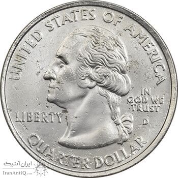 سکه کوارتر دلار 2008D ایالتی (آریزونا) - AU - آمریکا