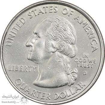 سکه کوارتر دلار 2008D ایالتی (آلاسکا) - AU - آمریکا