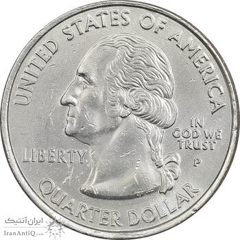 سکه کوارتر دلار 2008P ایالتی (آلاسکا) - AU - آمریکا