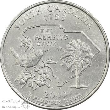 سکه کوارتر دلار 2000D ایالتی (کارولینای جنوبی) - AU - آمریکا