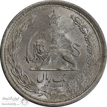 سکه 1 ریال 1313/0 (سورشارژ تاریخ) - MS64 - رضا شاه سکه 1 ریال 1313/0 (سورشارژ تاریخ) - MS64 - رضا شاه
