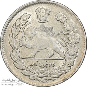 سکه 2000 دینار 1323 تصویری - MS61 - مظفرالدین شاه سکه 2000 دینار 1323 تصویری - MS61 - مظفرالدین شاه