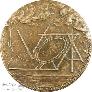 مدال فرودگاه بین المللی نیویورک 1948 - AU - آمریکا مدال فرودگاه بین المللی نیویورک 1948 - AU - آمریکا