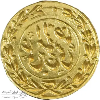 سکه پولکی طلا امام رضا (ع) - UNC - ناصرالدین شاه