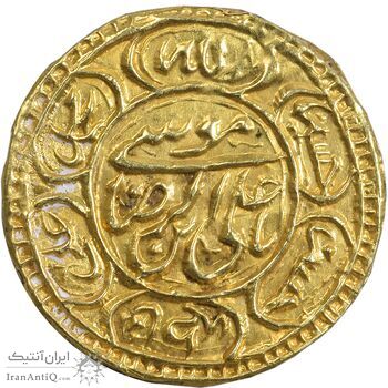 سکه پولکی طلا امام رضا (ع) - AU - ناصرالدین شاه سکه پولکی طلا امام رضا (ع) - AU - ناصرالدین شاه